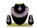 Picture of Pretty Dark Magenta Necklace Set