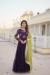 Picture of Sightly Georgette Purple Readymade Gown