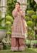 Picture of Sublime Net Rosy Brown Straight Cut Salwar Kameez