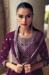 Picture of Gorgeous Georgette Brown Straight Cut Salwar Kameez