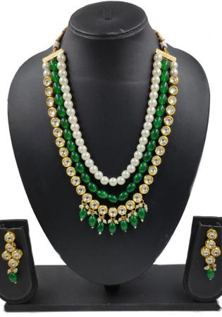 Picture of Beautiful Dark Green Necklace Set