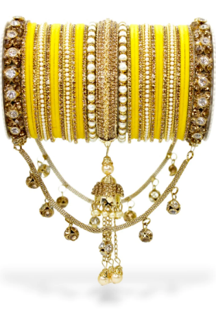Picture of Statuesque Golden Bangles