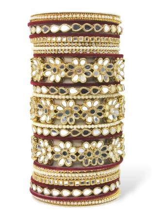 Picture of Bewitching Maroon Bangles