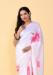 Picture of Shapely Satin & Silk Ghost White Saree