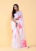 Picture of Shapely Satin & Silk Ghost White Saree