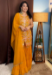 Picture of Georgette Dark Golden Rod Readymade Salwar Kameez