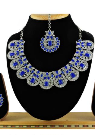 Picture of Pleasing Midnight Blue Necklace Set