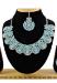 Picture of Resplendent Sky Blue Necklace Set
