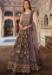 Picture of Beauteous Silk Rosy Brown Readymade Gown