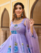 Picture of Exquisite Georgette Medium Purple Readymade Gown