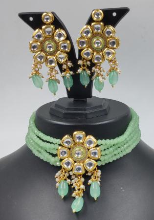 Picture of Exquisite Dark Sea Green Necklace Set