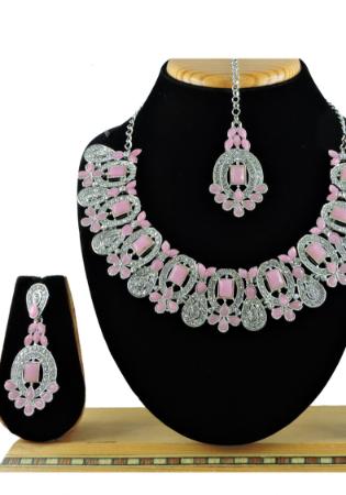 Picture of Pleasing Rosy Brown Necklace Set