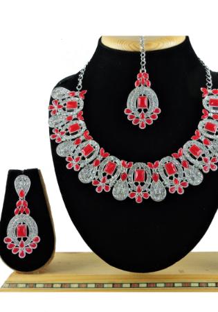 Picture of Magnificent Crimson Necklace Set
