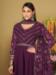 Picture of Fine Georgette Purple Anarkali Salwar Kameez