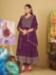 Picture of Marvelous Georgette Purple Anarkali Salwar Kameez