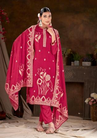 Picture of Exquisite Chiffon Deep Pink Readymade Salwar Kameez