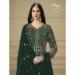 Picture of Good Looking Georgette Dark Green Anarkali Salwar Kameez