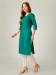 Picture of Pretty Cotton Sea Green Readymade Salwar Kameez