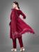 Picture of Gorgeous Cotton Maroon Readymade Salwar Kameez