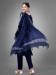 Picture of Shapely Cotton Midnight Blue Readymade Salwar Kameez
