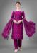 Picture of Enticing Cotton Purple Readymade Salwar Kameez