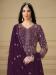 Picture of Beautiful Georgette Purple Anarkali Salwar Kameez