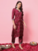 Picture of Sublime Silk Brown Readymade Salwar Kameez