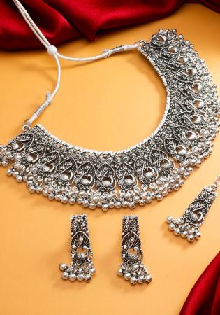 Picture of Stunning Grey Necklace Set