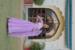 Picture of Georgette & Silk Medium Purple Readymade Gown
