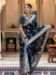 Picture of Well Formed Silk Navy Blue Saree
