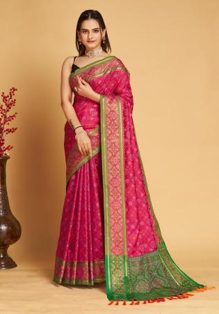 Picture of Enticing Silk Light Pink Saree