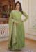 Picture of Lovely Georgette Dark Khaki Readymade Gown