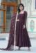 Picture of Shapely Georgette Dim Gray Readymade Gown