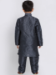 Picture of Marvelous Silk Dark Slate Grey Kids Kurta Pyjama