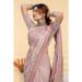 Picture of Excellent Georgette Silver Saree