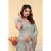Picture of Shapely Georgette Powder Blue Saree