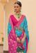 Picture of Excellent Silk Medium Turquoise Saree
