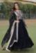Picture of Lovely Georgette Black Readymade Gown