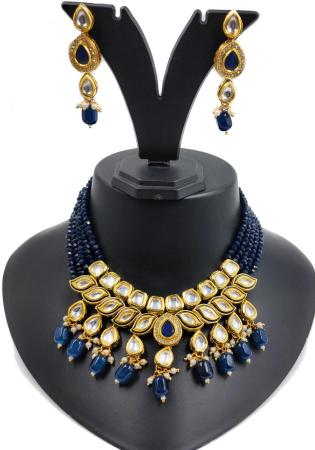 Picture of Enticing Midnight Blue Necklace Set