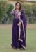 Picture of Alluring Georgette Purple Readymade Gown