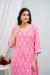 Picture of Rayon & Cotton Light Pink Readymade Salwar Kameez