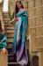 Picture of Ideal Satin & Brasso Teal Saree