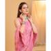 Picture of Elegant Georgette & Silk Light Pink Saree