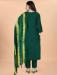 Picture of Graceful Cotton Forest Green Readymade Salwar Kameez