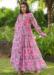 Picture of Fine Georgette Rosy Brown Readymade Gown