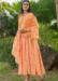 Picture of Fine Georgette Sandy Brown Readymade Gown