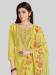 Picture of Charming Silk Khaki Straight Cut Salwar Kameez