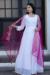 Picture of Superb Georgette White Readymade Gown