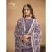 Picture of Statuesque Georgette Grey Straight Cut Salwar Kameez