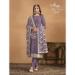 Picture of Statuesque Georgette Grey Straight Cut Salwar Kameez